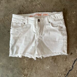Girls Cat And Jack White Denim Shorts